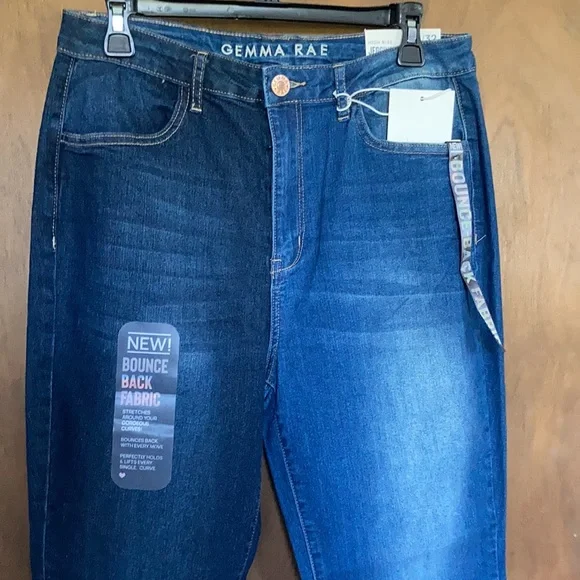Gemma Rae high rise jegging 2 toned retro stretch bounce back fabric size 15 jrs - Picture 4 of 17